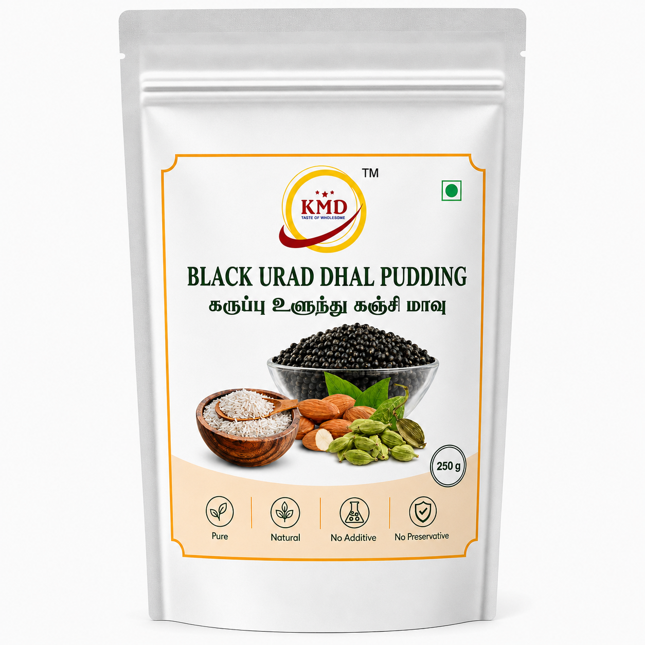 BLACK URAD DHAL PUDDING 250g